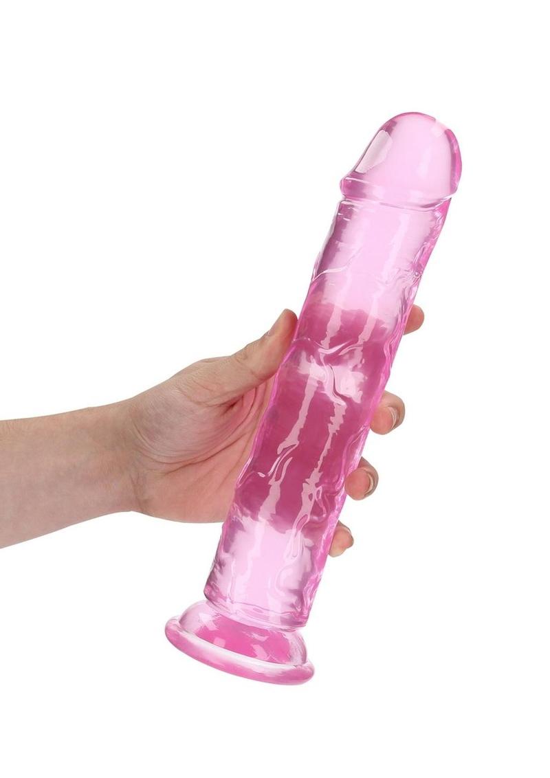 RealRock Crystal Clear Straight Dildo