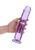 RealRock Crystal Clear Straight Dildo
