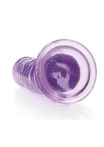 RealRock Crystal Clear Straight Dildo