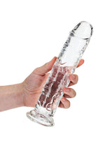 RealRock Crystal Clear Straight Dildo