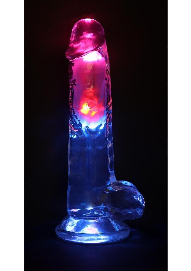 RealRock Rechargeable LED Vibrating Dildo