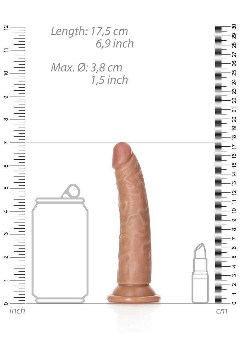 Realrock Slim Realistic Dildo With Suction Cup