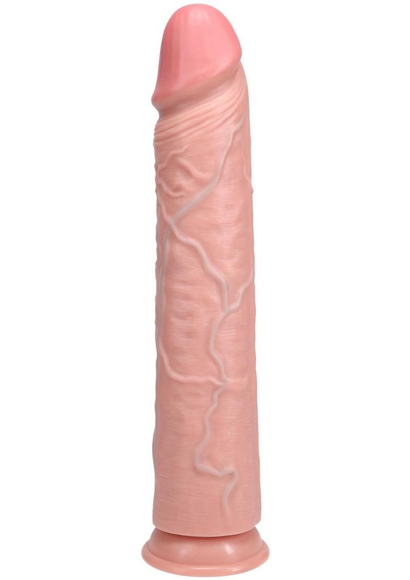 RealRock Ultra Realistic Skin Extra Large Straight Dildo with Suction Cup