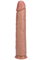 RealRock Ultra Realistic Skin Extra Large Straight Dildo with Suction Cup