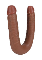 Real Rock U-Shaped Realistic Skin Double Dildo