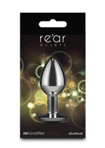 Rear Assets Aluminum Anal Plug with Yellow Gem
