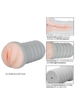 Ribbed Gripper Dual Density Textured Masturbator