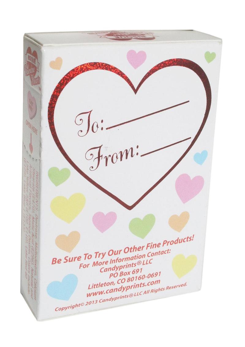 Candyprints Risqué Valentine Hearts Box of Candies
