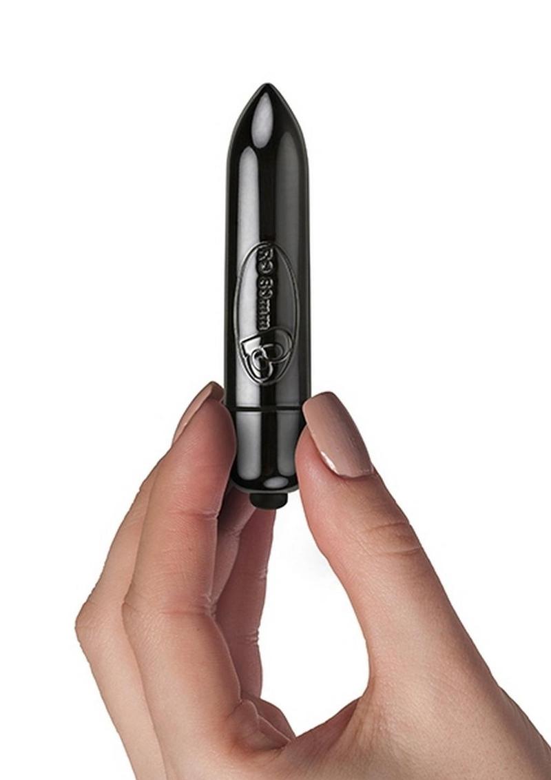 RO 80MM 7-Speed Midnight Metal Bullet Vibrator