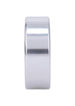 Rock Solid Brushed Alloy Cock Ring by Doc Johnson