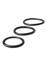 Sex And Mischief Nitrile Cock Ring 3 Pack With Stretchy And Durable