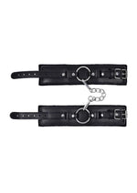 Sex and Mischief Shadow Handcuffs - Black/Silver