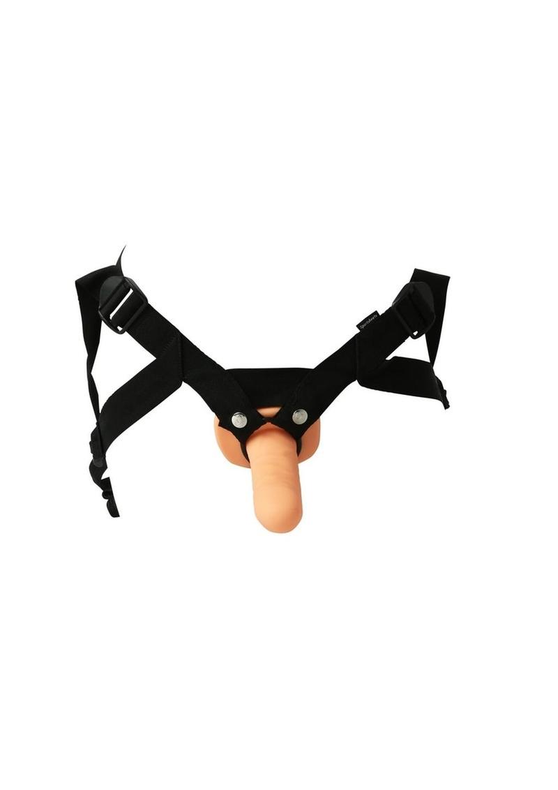 Sportsheets Everlaster-Stud Hollow Dong And Adjustable Strap-On Harness