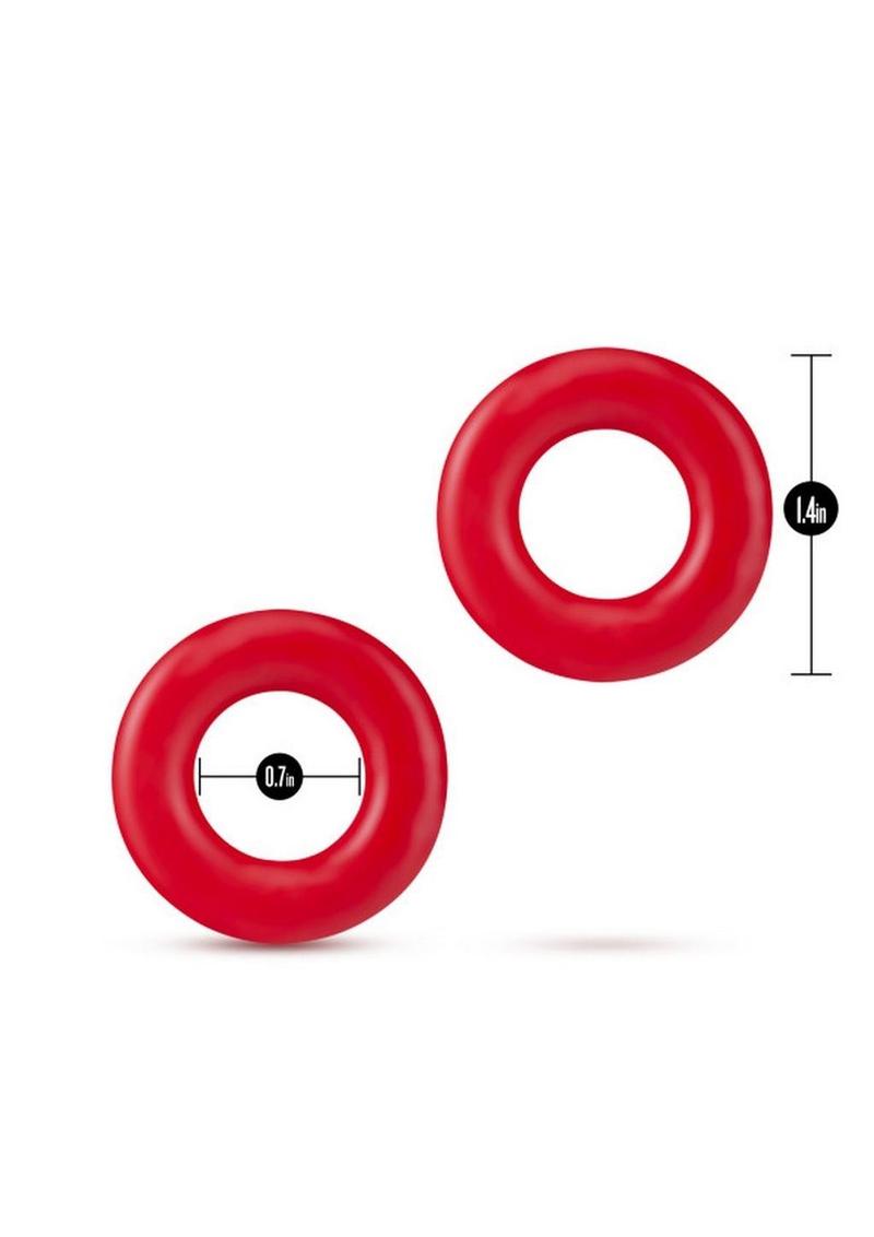 Stay Hard Donut Super Stretchy And Body Safe Red Rings