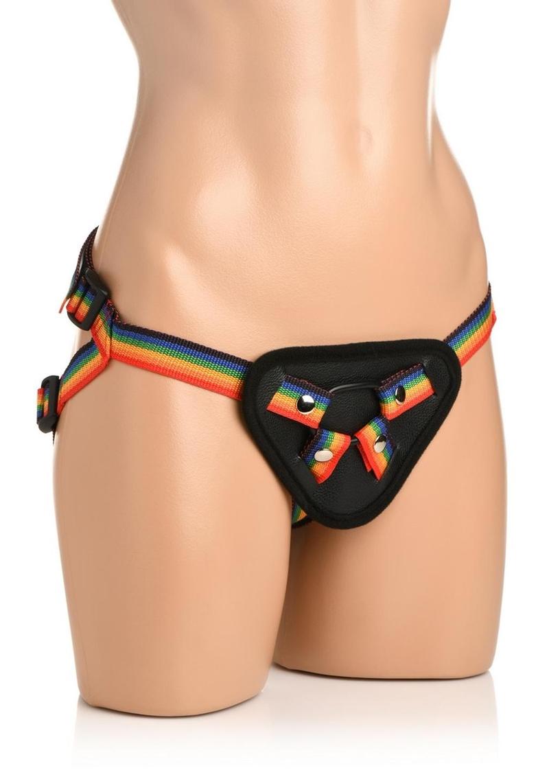Ride The Rainbow Strap-On Harness Adjustable Universal Harness