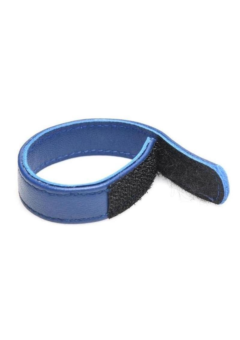 Strict Leather Leather And Velcro Cock Ring