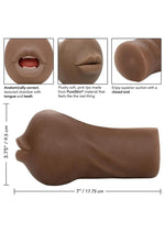 CalExotics Stroke It Realistic Mouth Stroker For Authentic Pleasure