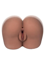 Stroke It Vibrating Twerking Rechargeable BBL Masturbator - Pussy and Ass - Chocolate