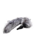 Tailz Grey Wolf Tail Anal Plug And Ears Set Cosplay Fantasy Kit