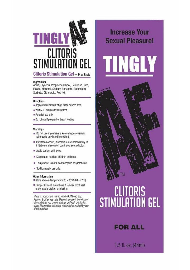 Tingly AF Clitoris Stimulation Gel