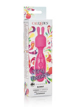 Tiny Teasers Bunny USB Rechargeable Mini Vibrator Silicone Rabbit Head Waterproof - Pink