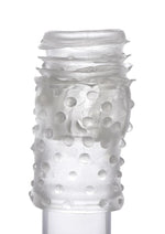 Trinity Vibes Dual Vibrating Penis Sheath with Wired Remote Control