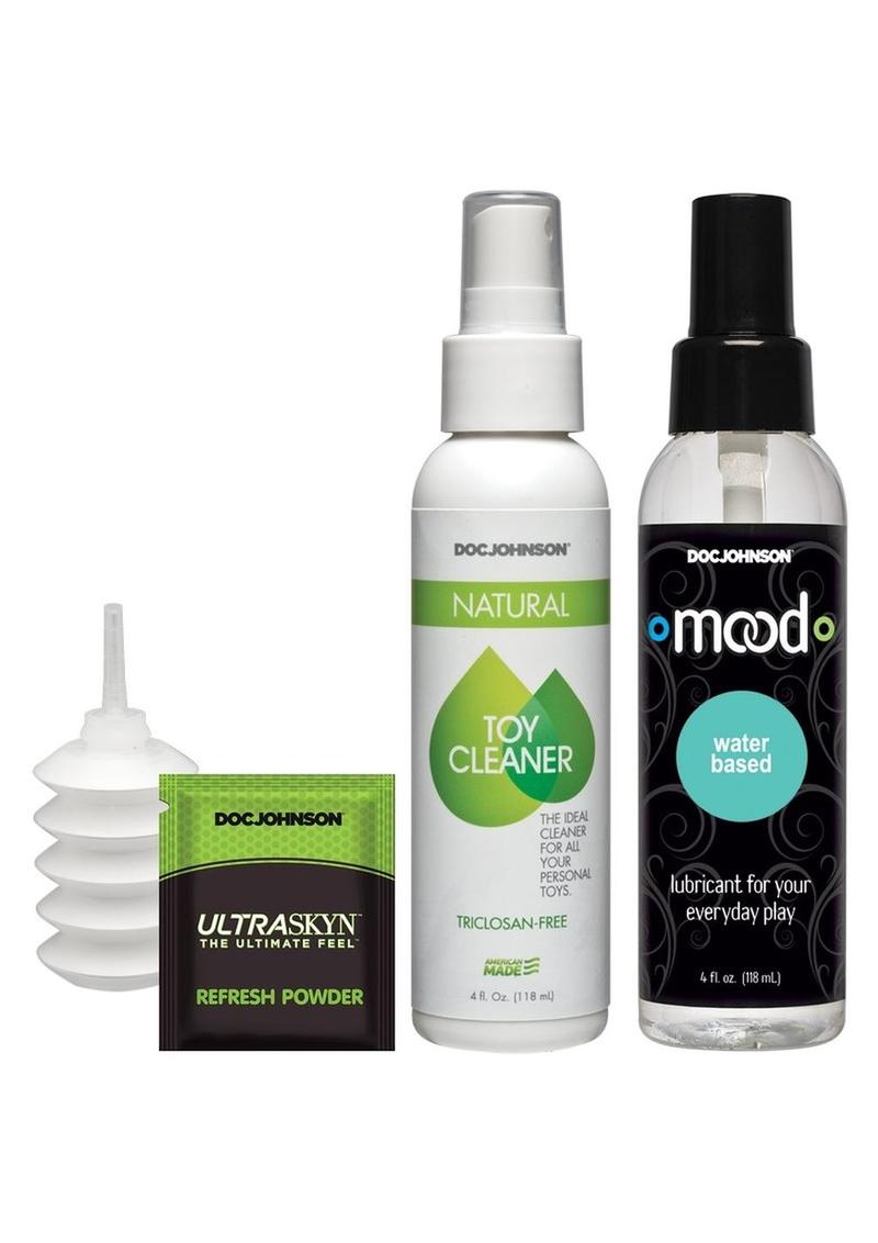 Vac-U-Lock Crystal Jellies Set Complete Kit for Couples