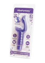 Vibefantasy Butterfly G-Spot Kisser Stimulator - Purple