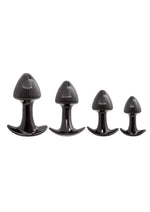 Walk Around Trainer Plugs - Black - 4 Pack