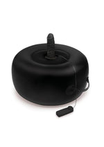 WhipSmart Inflatable Vibrating Love Seat with Remote - Black