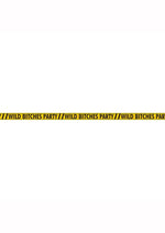 Wild Bitches Party Tape - Black/Yellow - 100ft