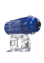 4T Double Wammy Silicone Dual Vibrating Couples Cock Ring