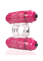 4T Double Wammy Silicone Dual Vibrating Couples Cock Ring