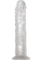 Adam and Eve Crystal Clear Dong - Clear - 8in