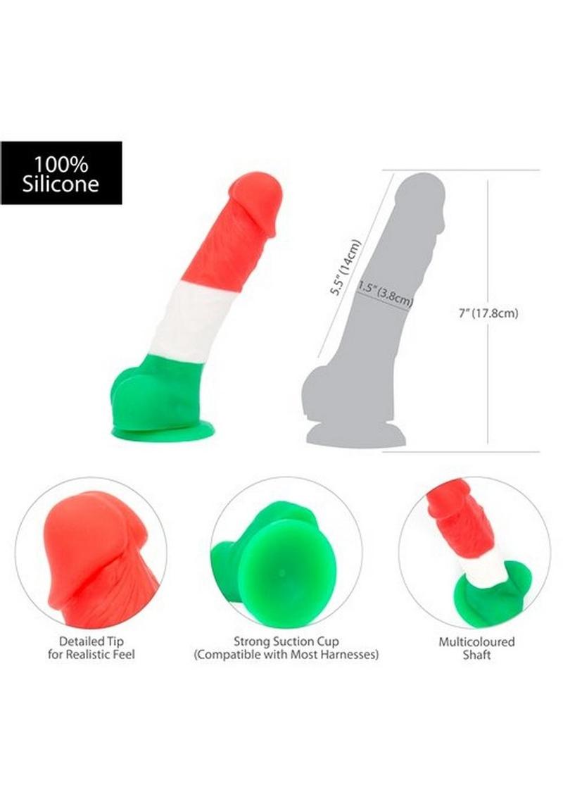Addiction Leonardo Silicone Dildo with Balls