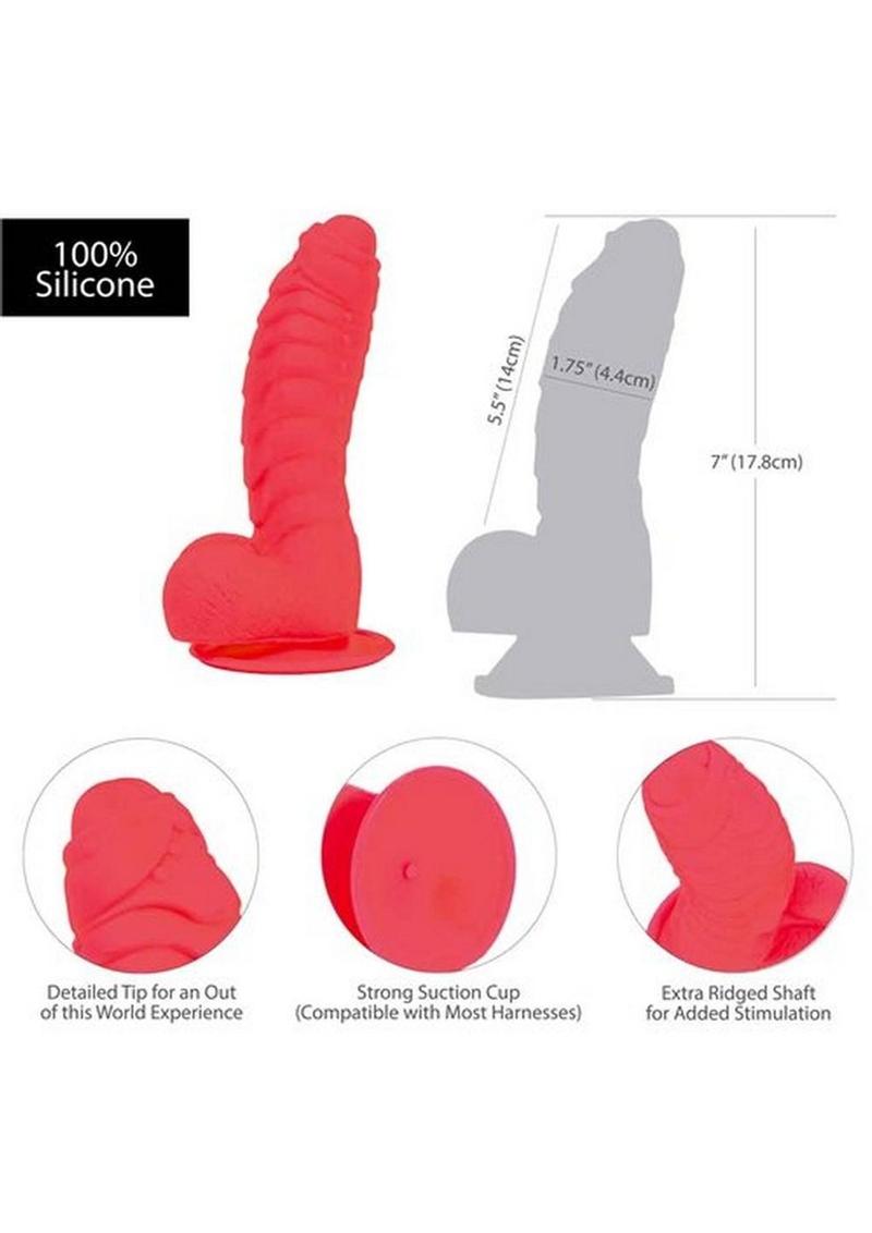 Addiction Tom Silicone Dildo with Balls