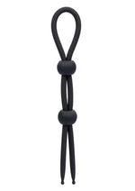Alpha Liquid Silicone Dual Lasso - Black