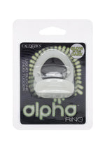 Alpha Liquid Silicone Snug Tugger - Glow In The Dark/White