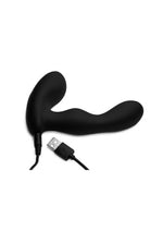 Alpha Pro P-Stroke Silicone Prostate Stimulator with Stroking Shaft