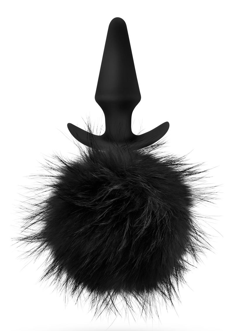 Anal Adventures Platinum Rabbit Tail Plug