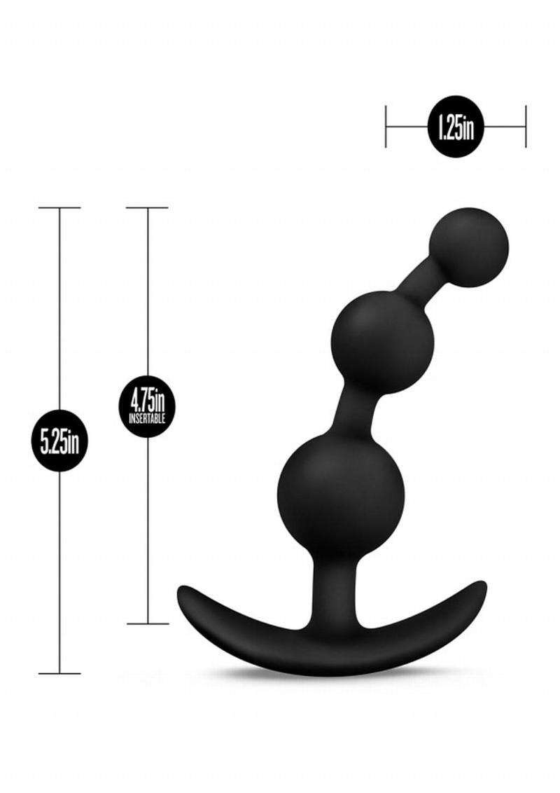 Anal Adventures Platinum Small Silicone Anal Beads