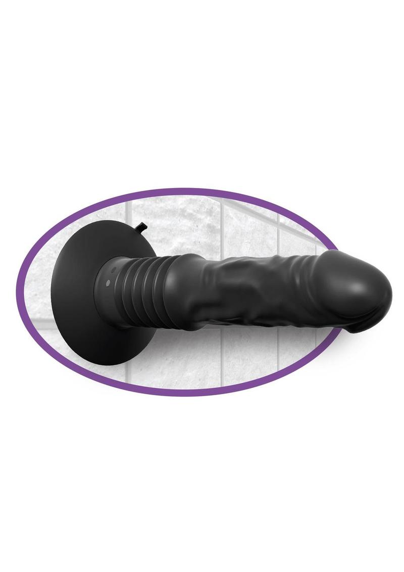 Anal Fantasy Elite Vibrating Ass Fucker Thrusting Silicone Dildo