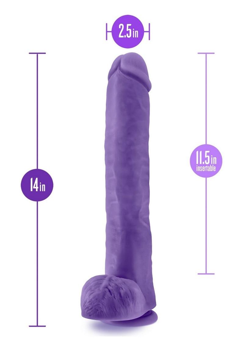Au Naturel Bold Daddy Dual-Density Dildo with Suction Cup