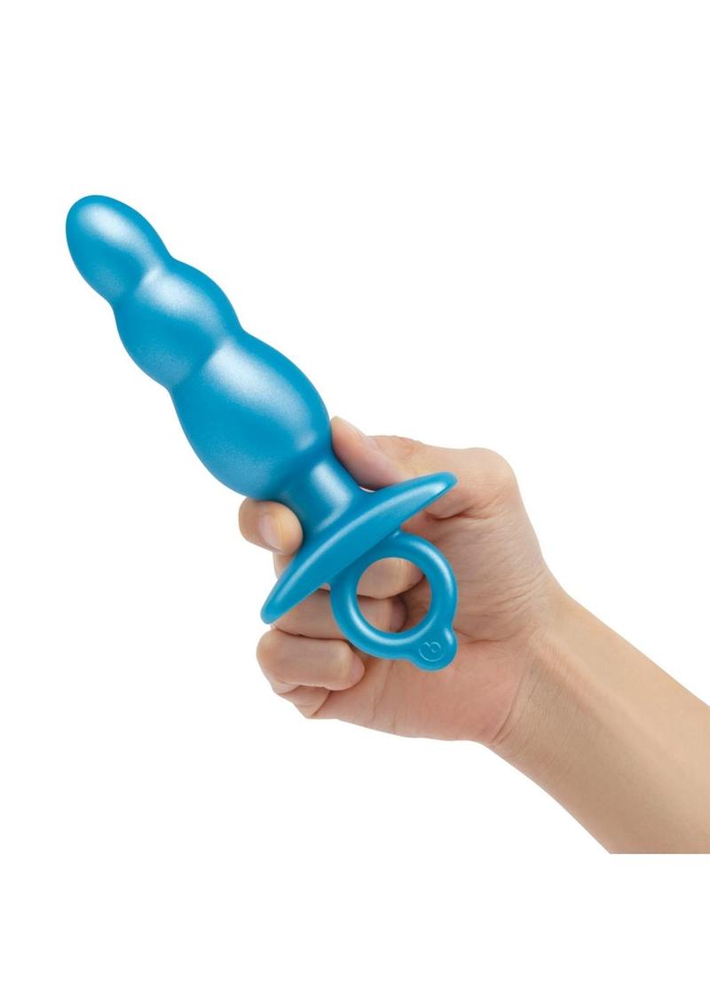 b-Vibe Bounce Beaded Silicone Plug Blue