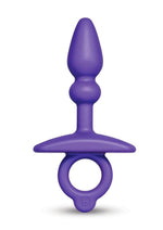 B Vibe Butties Dart Silicone Anal Plug - Purple