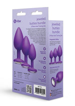 b-Vibe Jeweled Butties Anal Training Set