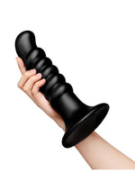 B-Vibe Krush Curved Ribbed Dildo