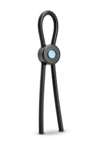 B-Vibe Lasso Grip Adjustable Silicone Cock Ring - Black