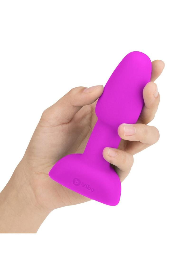 B-Vibe Rimming Petite Silicone Anal Plug With Remote Control