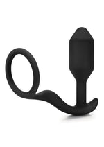 B-Vibe Snug And Tug Weighted Silicone Plug And Penis Ring